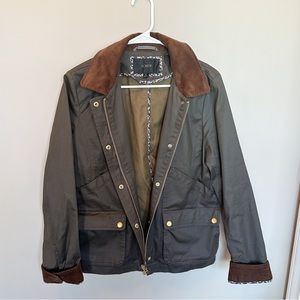 J. Crew waxed cotton barn jacket
